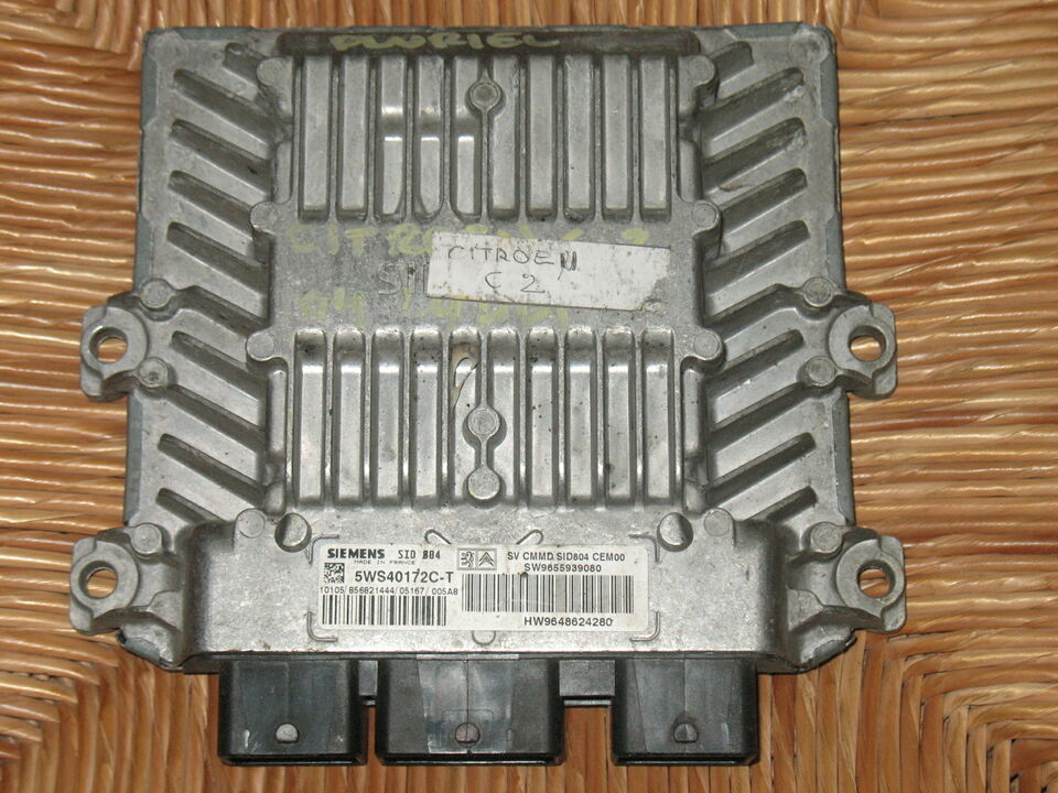 ECU JUMPER 3.0 HDI 5WS40172C-T HW 9648624280 SW 9655939080