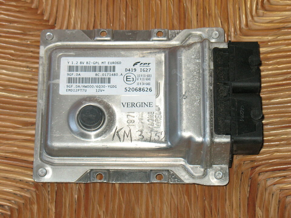 Ecu FIAT PANDA Lancia Y 1.2 9GF.DA 9gda FPT 52068626 HW000 9GF
