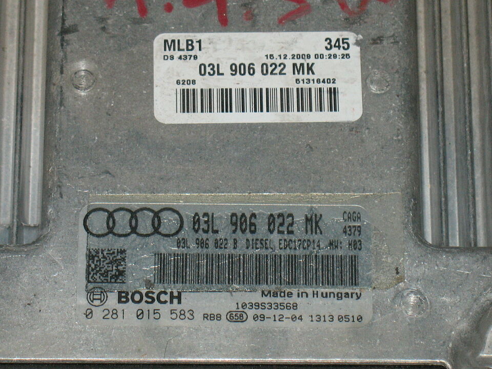 ECU CENTRALINA AUDI A4 2.0 TDI 0281015583 03L906022MK EDC17CP14