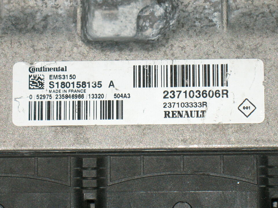 ECU Renault CLIO 4 IV RS Engine ECU 237103606R S180158135A EMS3150