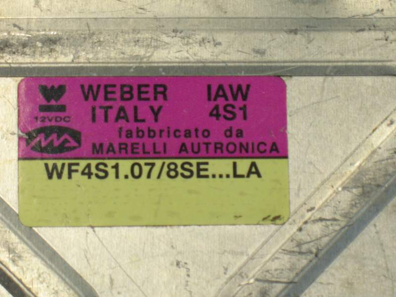 ECU LANCIA DEDRA 2.0 8V-MT ST GT 1991 1995 WEBER/WF4S1.07/8SE.LA