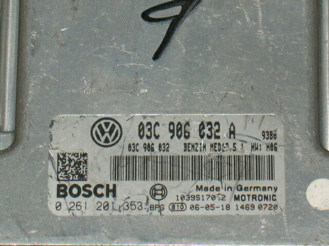 ECU VW GOLF POLO 1.4 TSI TURBO 0261201353 03C906032A MED17.5.1