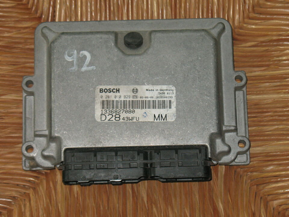 ECU Fiat Ducato 2.8 JTD BOSCH 0281010929 1336827080 BOXER EDC 15C7-2.22