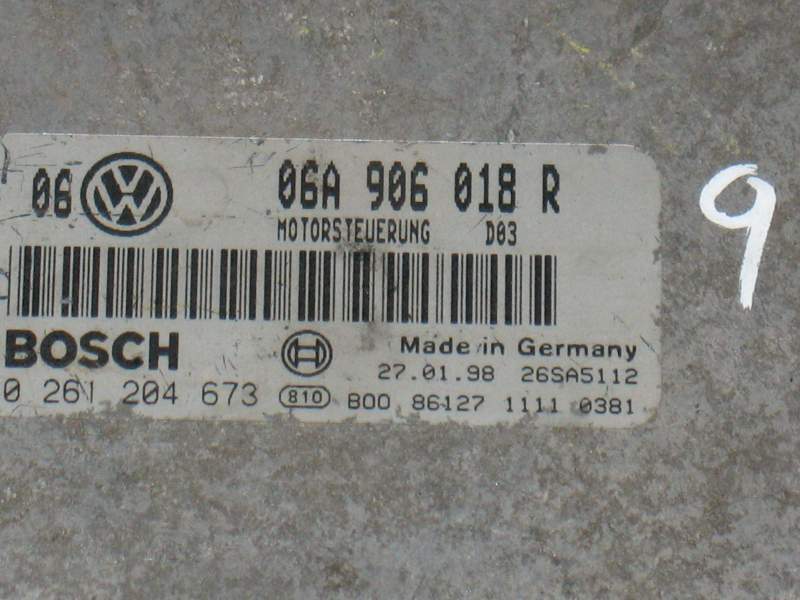 ECU VW VOLKSWAGEN GOLF 1.8T 06A906018R 0261204673