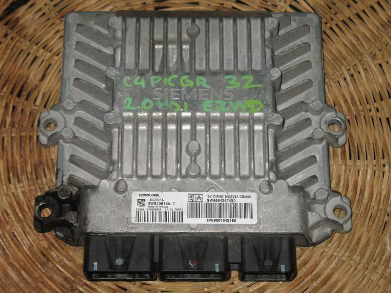 Ecu CITROEN C4 5WS40615A-T SW9664287480 SID803A 9661642180