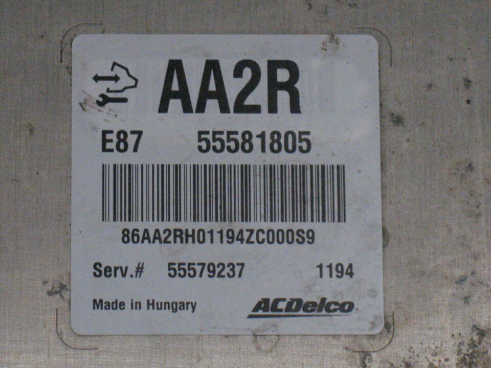 ECU Opel Meriva 1.7cdti A17DTS AA2R 55581805 55579237