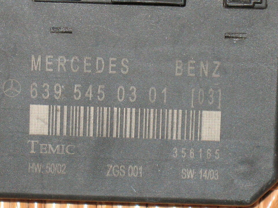 MERCEDES SAM Relè Fusibile Scatola W639 VITO 111 CDI 6395450301