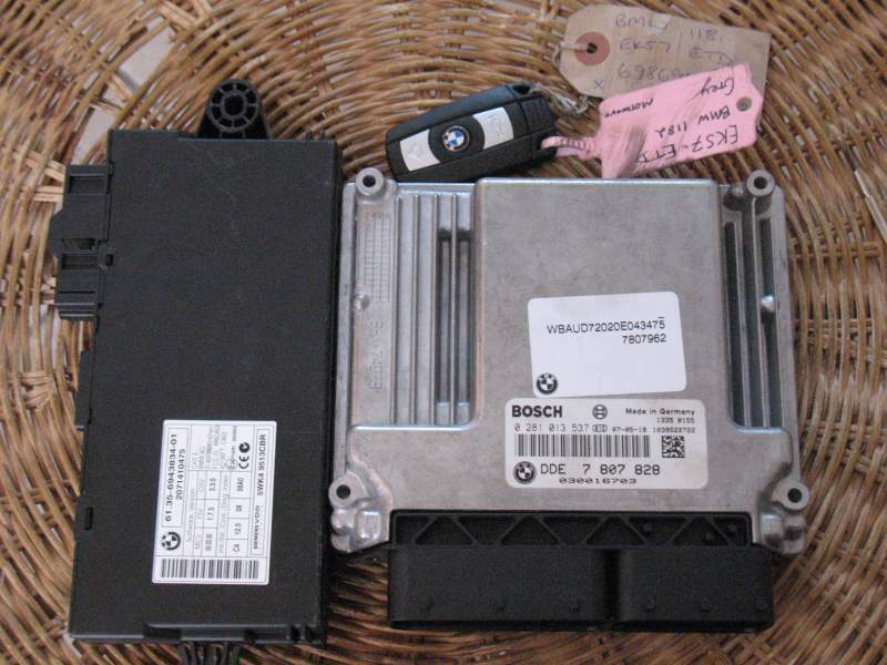 KIT ECU BMW 1.8 D BOSCH 0281013537 CAS SIEMENS 5WK49513CBR