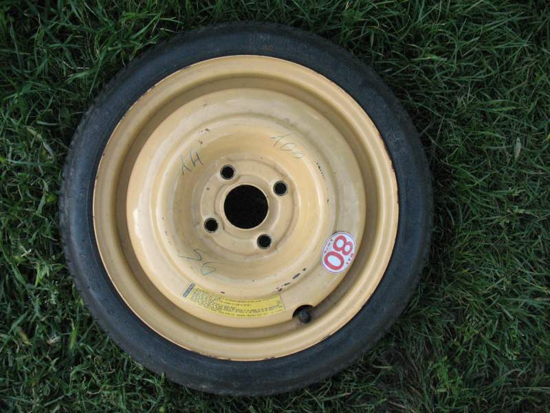 RUOTINO di scorta da 14 toyota Citroen C1 Daihatsu Hyundai Kia
