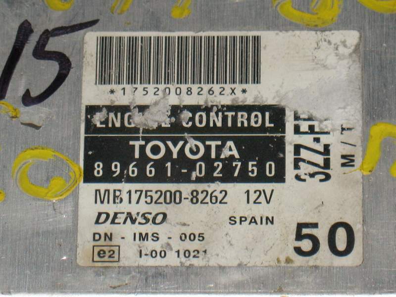 ECU CENTRALINA Toyota 8966102750 MB1752008662