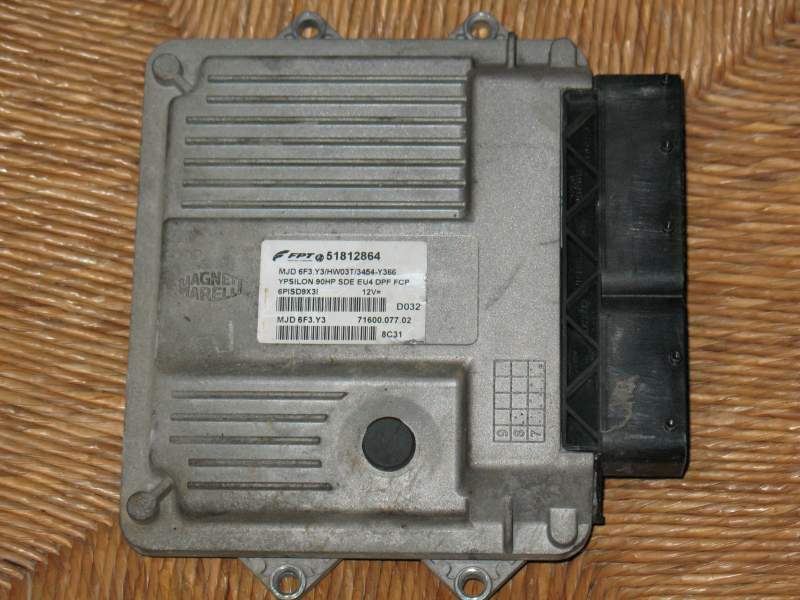 Ecu lancia ypsilon 1.3 51812864 mjd6f3.y3 hw03t