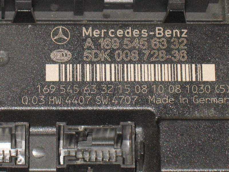 SAM Mercedes A W169 Classe B W245 A1695406332 ELLA 5DK008728-36
