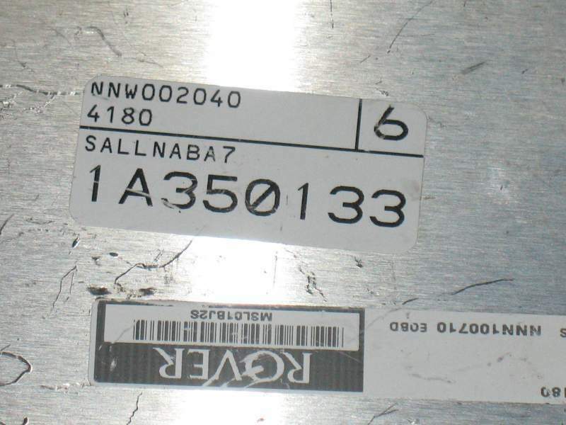 ECU Rover FREELANDER 1.8i 1A341026 NNW002040 1A350133