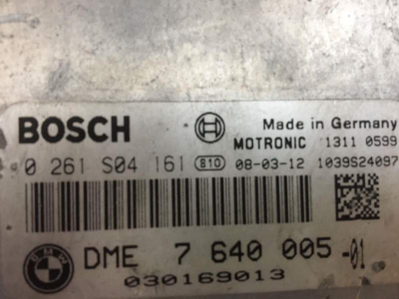 BMW MINI COOPER 1.6 ECU 0261s04161 dme7640005 n12b16 R55 R56 R57 MEV17.2