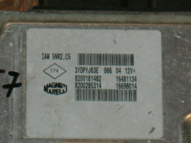ECU RENAULT CLIO 1.2 IAW 5NR2.C5 8200181482 16481134 8200262881