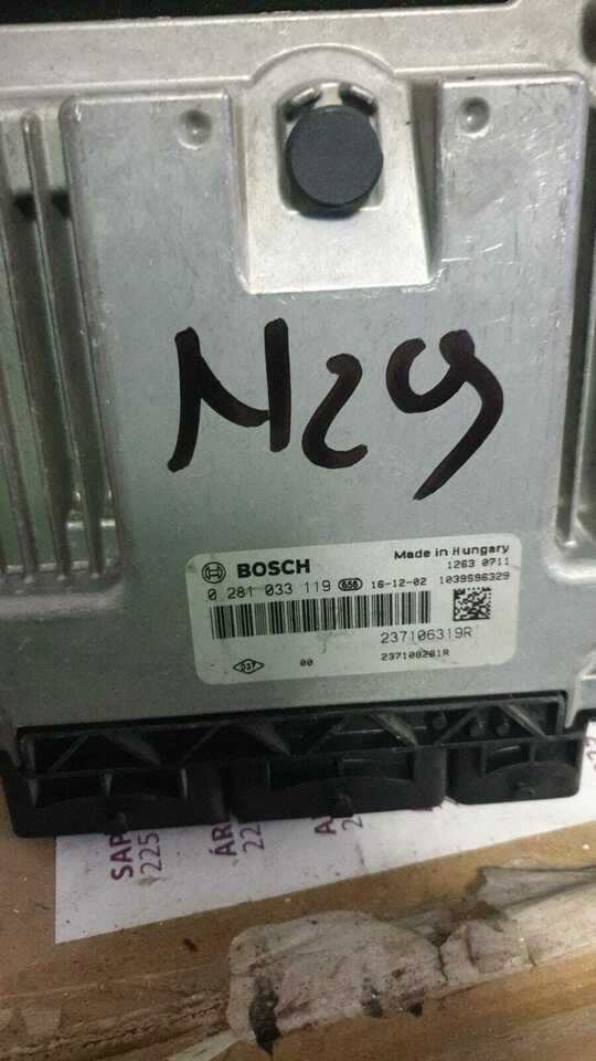 ECU CLIO CAPTUR 1.5 0281033119 237106319R 237108281R EDC 17C84-3.2