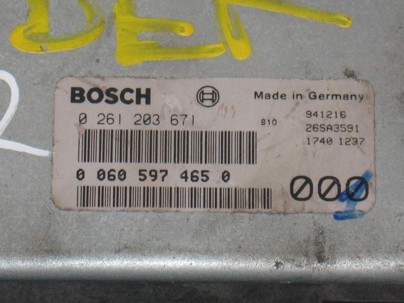 ECU ALFA ROMEO GTV TS 1.8 2.0 BOSCH 0261203671 00605974650