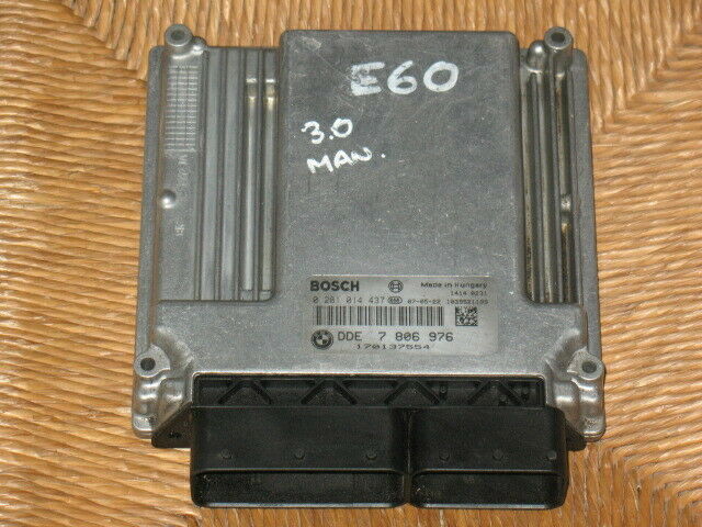ECU CENTRALINA BMW E60 X5 3.0 0281014437 DDE7806976 EDC16CP35 EDC16CP35-5.24