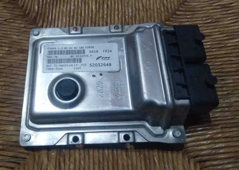 ECU FIAT PANDA 1.2 8V BZ EUR06 52032648 9GF.TE HW003 D419 FK14