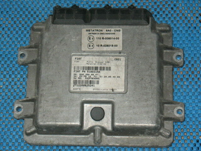Ecu centralina metano fiat punto 1.2 51803158 4100132