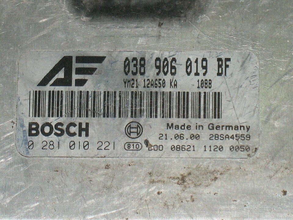 ECU VW Sharan Ford galaxy 038906019BF 0281010221 EDC15P