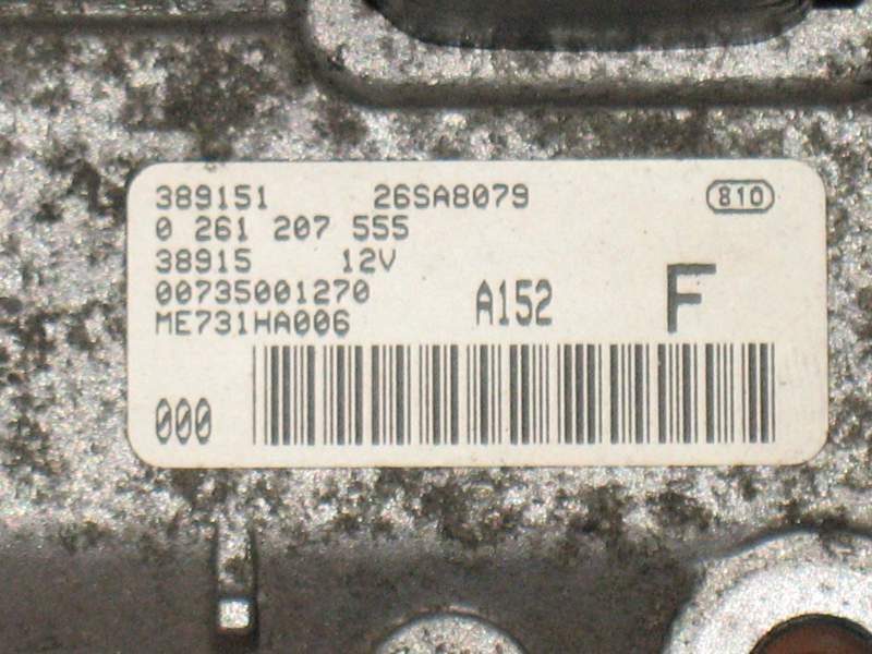 ECU ALFA ROMEO 156 1.8 BOSCH 0261207555, 00735001270