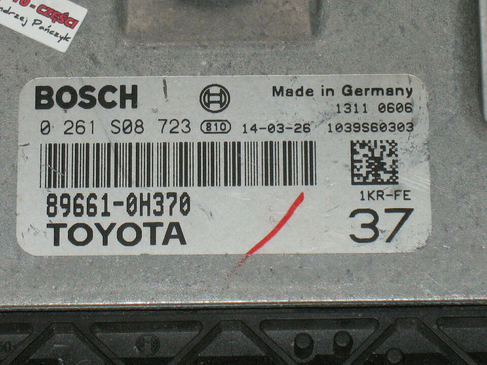 ECU Toyota Aygo 0261S08723 89661-0H370 CITROEN C1 2014