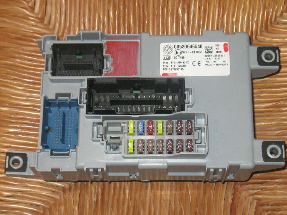 Body computer Fiat Doblò 263 00520646540 97RI-010651 Delphi 520646540