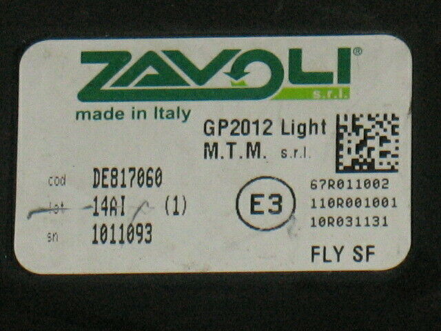 Ecu centralina gpl lpg zavoli de817060 gp2012 sn 1011093