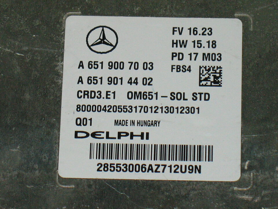 MERCEDES CLASSE A 2.2 CDI (W176) A6519007003 A6519014402 CRD3.E