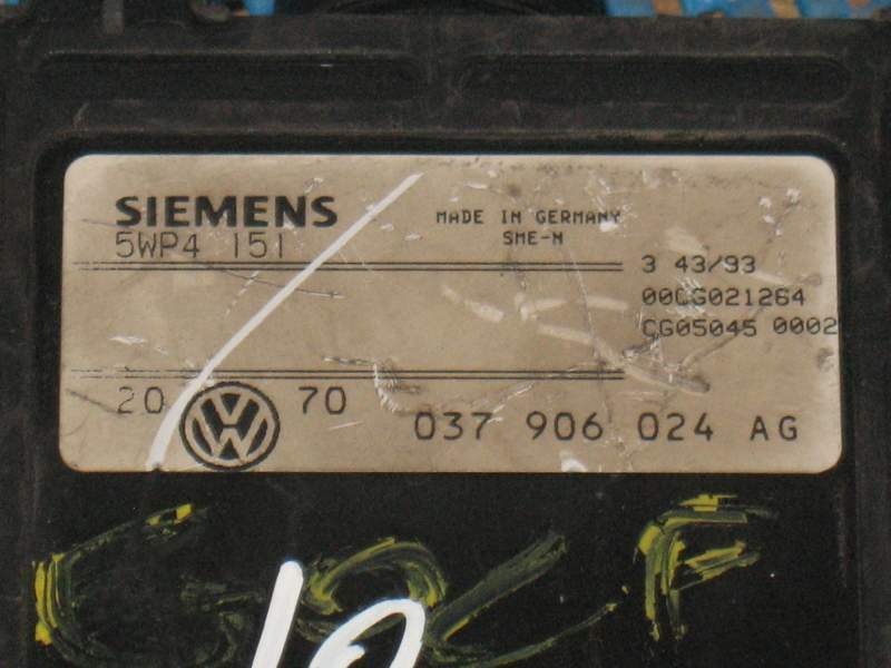 ECU VW VOLKSWAGEN SEAT GOLF 2.0 037906024AG 5WP4151