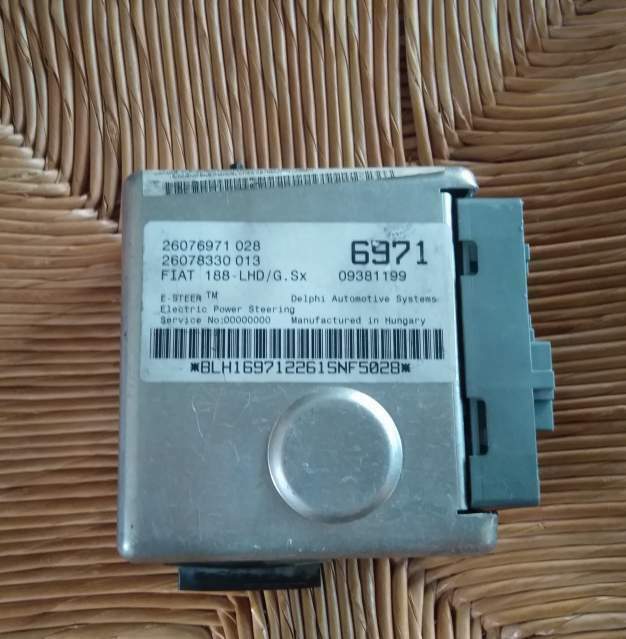 Ecu centralina sterzo fiat punto 26076971028 26078330013