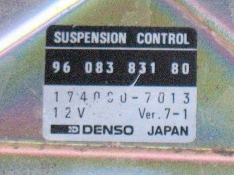 ECU PEUGEOT 605 3.0 DENSO 174000-7013, 96 083 831 80, 9608383180