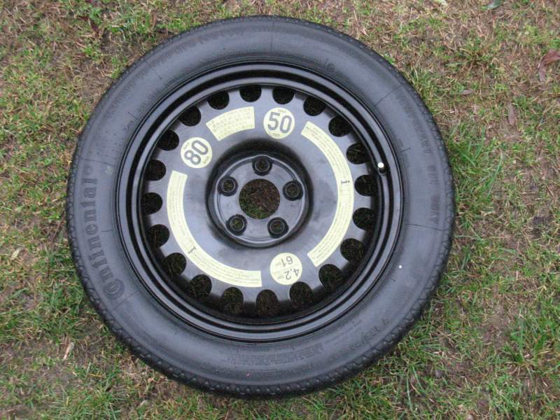 Ruotino x 17 Mercedes A, B, C, CLK E, GL, M, S, SL, SLK, Vito