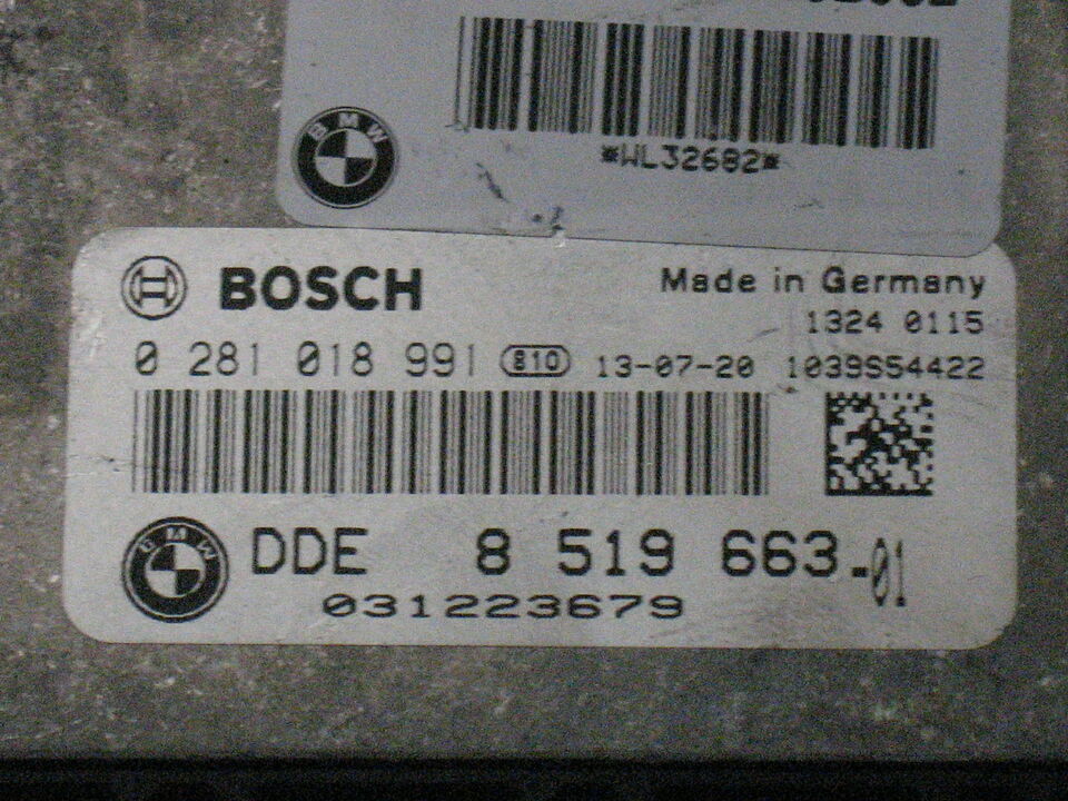 ECU CENTRALINA MINI COOPER 0281018991 DDE 8519663 DDE8519663 EDC17C50-3.11