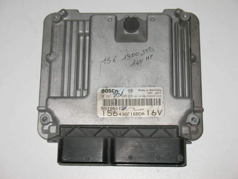 ECU motore Alfa Romeo 156 1.9JTD 0281010986 EDC16C8