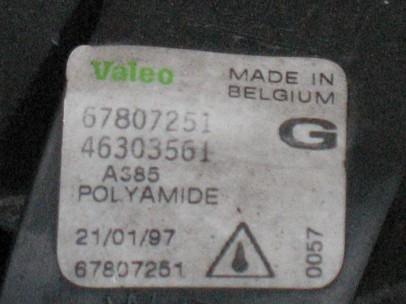 Gruppi ottici fanali anteriori dx/sx fiat coupe'