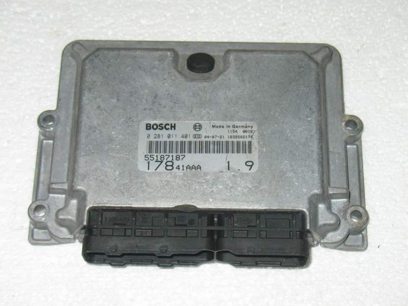 ECU Fiat Strada 1.9 JTD BOSCH 0281011401 55187187 17841AAA EDC15C7-2.1