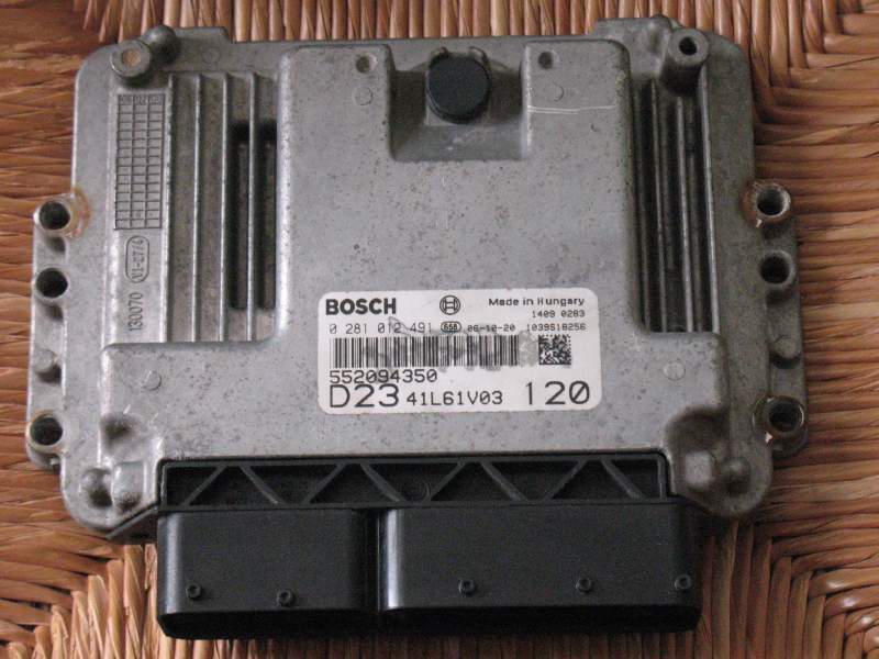 ECU FIAT DUCATO 2.3 JTD BOSCH 0281012491 552094350 EDC 16C39-5.A7