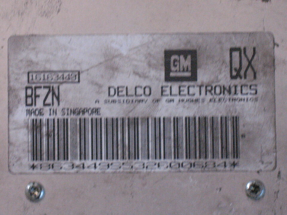 ECU 16163449 Opel Corsa B 1993-2000 GM Delco BFZN