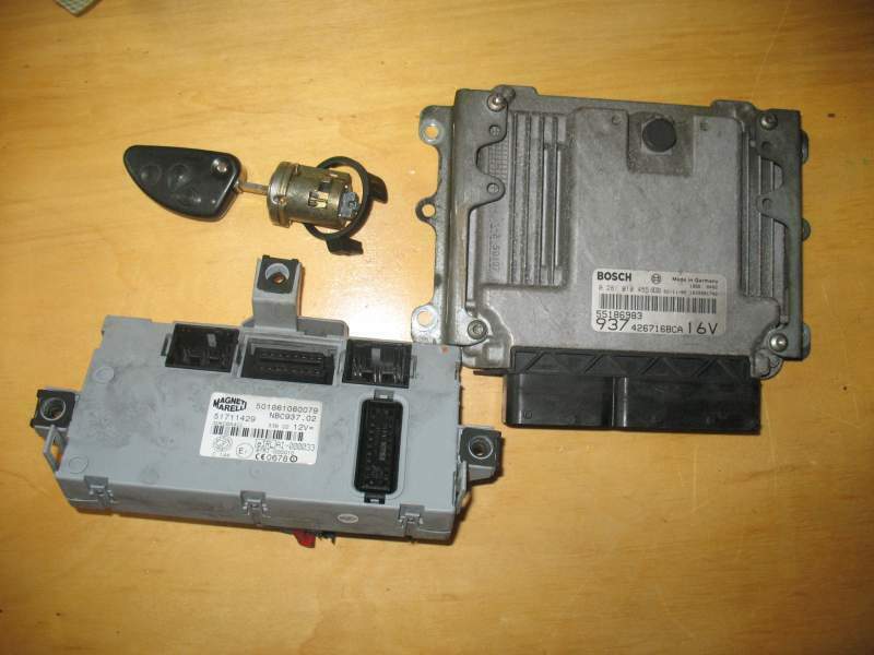 KIT ECU ALFA 147 0281010455 55186983 426716BCA