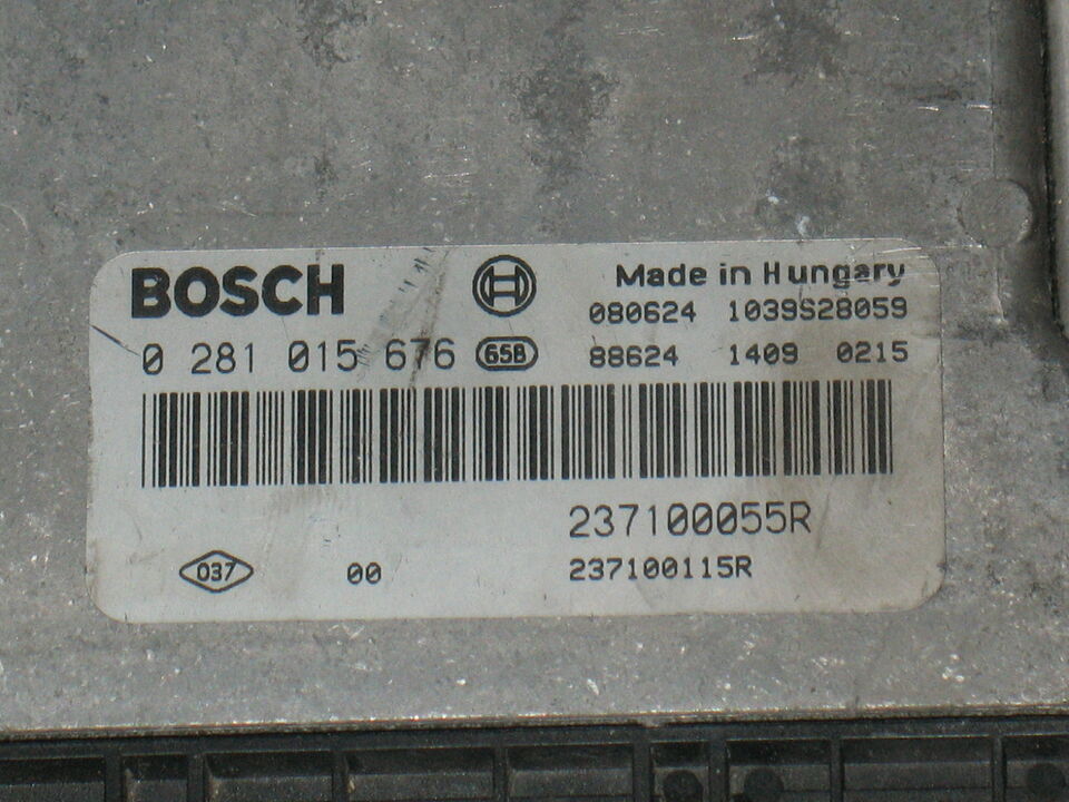 ECU RENAULT Megane III DCI 130cv Bosch 0281015676 237100055R EDC 16C36-4.2