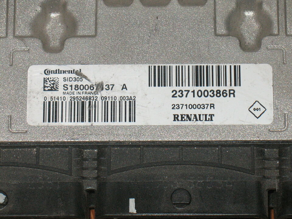 ECU RENAULT MEGANE III 237100386R S180067137 A SID305 237100037R