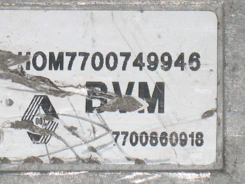 ECU Motore Renault S101718103 B HOM 7700749946 7700862148