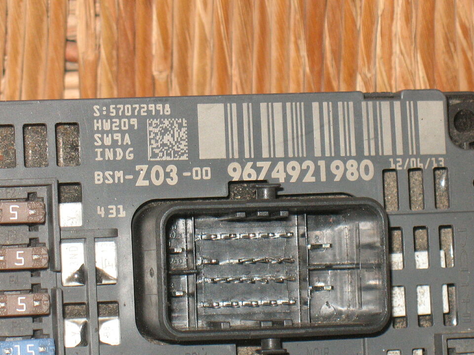 PEUGEOT 508 BSM-AB3-00 nr 9810719180 BSM AB3 nr 9810719180