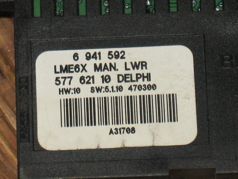 ECU FARI BMW E60 E61 DELPHI 6941592 LME6XMANLWR 57762010