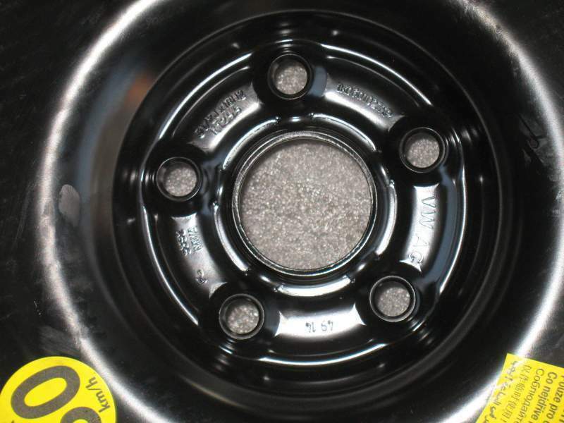 Ruotino, Ruota di scorta x VW Audi Seat Skoda 5x112 x 57 golf 5
