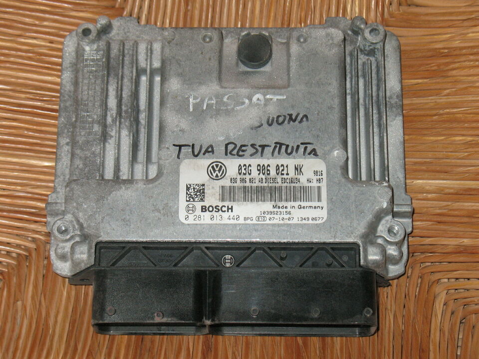 ECU VW PASSAT 2.0 TDI BOSCH 0281013440 03G906021 NK EDC 16U34-3.42