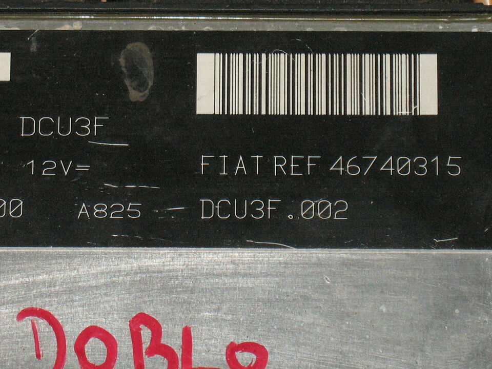 Fiat Doblò Palio 1.9 Lucas DCU3F 002 - 46740315 STRADA 1.9CC JTD