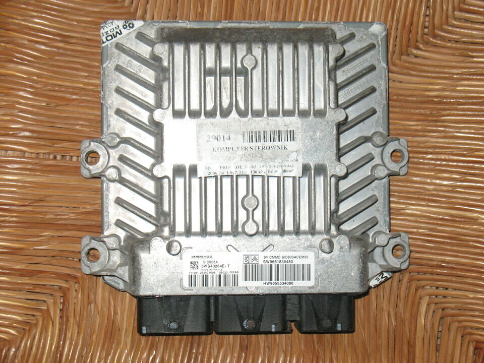 ECU CITROEN PEUGEOT 2.0 HDI VDO 5WS40264E-T HW 9655534080 SID803A